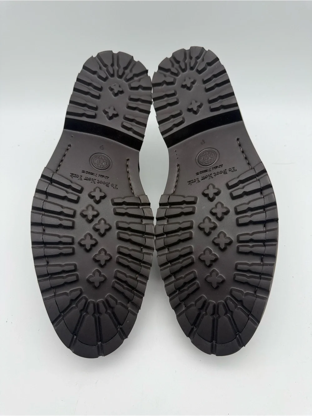 BRAND NEW To Boot New York Adam Derrick Brown Pebble Grain Derby Made Italy Sz 9